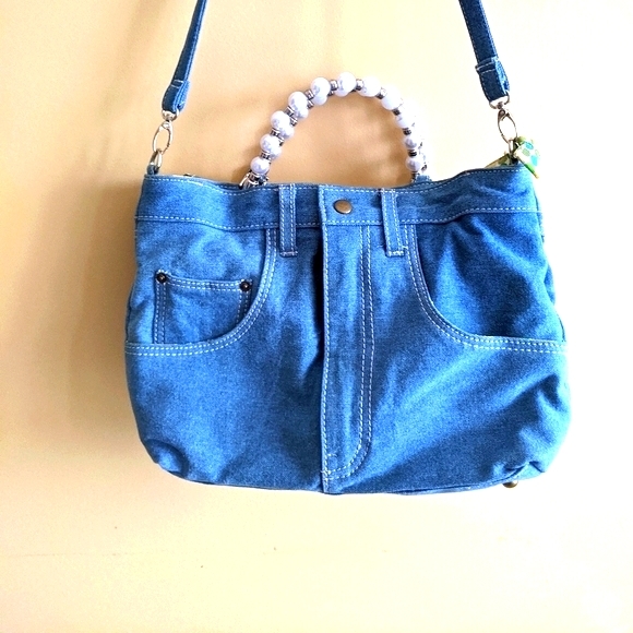 Baggy Jeans Shoulder Bag - Picture 1 of 8